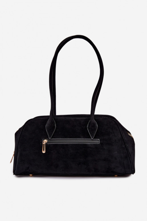 iš eko zomšosoĮa RankinėsuBrelokiem juoda Noelia