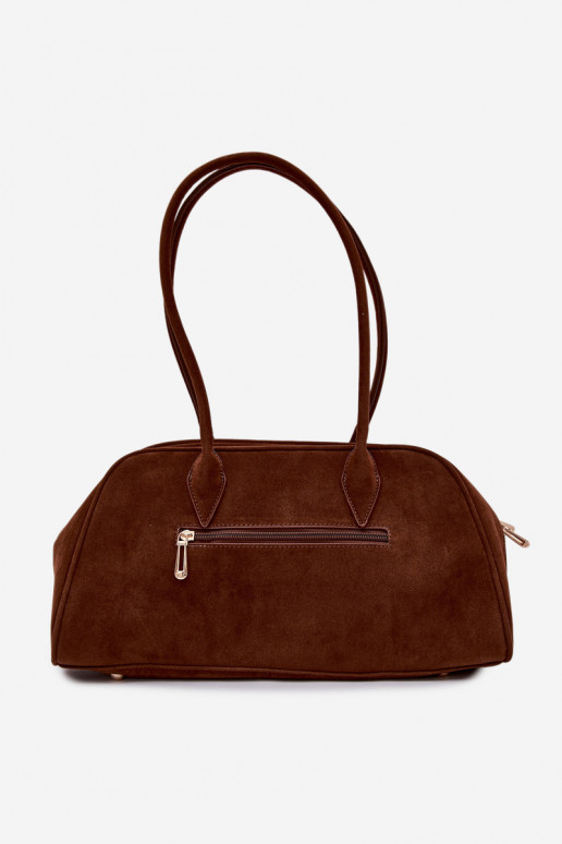 iš eko zomšosoĮa RankinėsuBrelokiem rudos spalvos Noelia