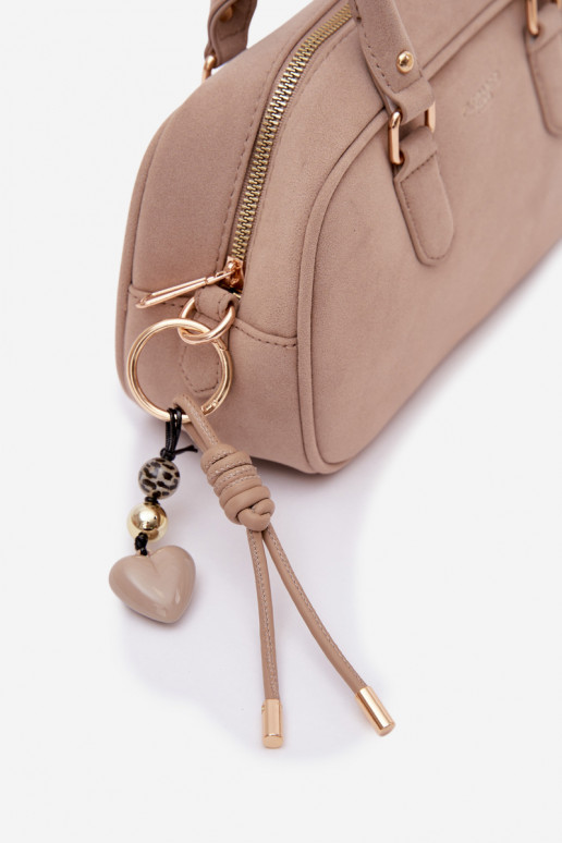 Rankinė Typu Bagažinė Tai turižasuiš eko zomšosu dramblio kaulo spalvos Annelle