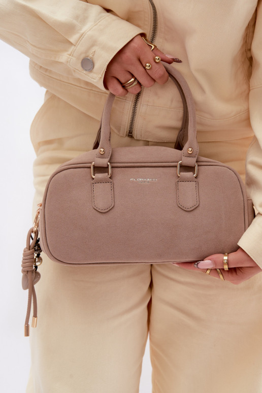 Rankinė Typu Bagažinė Tai turižasuiš eko zomšosu dramblio kaulo spalvos Annelle