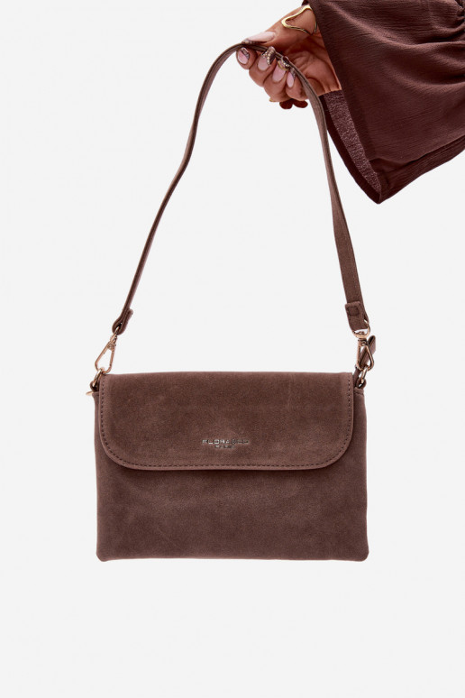 Nedidelė rankinėsuiš eko zomšosu Tamsussmėlio spalvos Lucelle