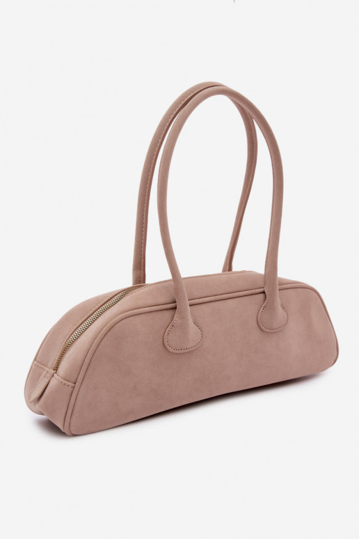 Rankinė BagietkasuImitacji iš zomšosu ZaĮieszka Jamnik dramblio kaulo spalvos Annette