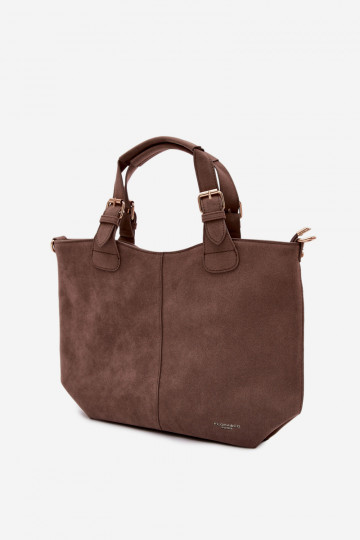 RankinėsuImitacji iš zomšosu Tamsussmėlio spalvos Clarette 2