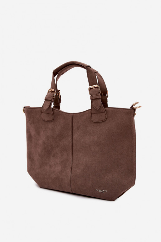 RankinėsuImitacji iš zomšosu Tamsussmėlio spalvos Clarette