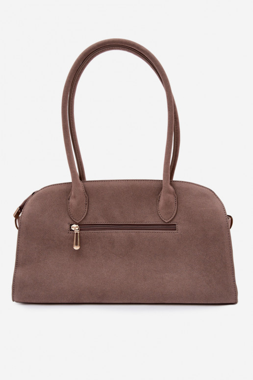 RankinėsuBrelokiem I su sagtimismi iš eko zomšosoĮa Tamsussmėlio spalvos Violette