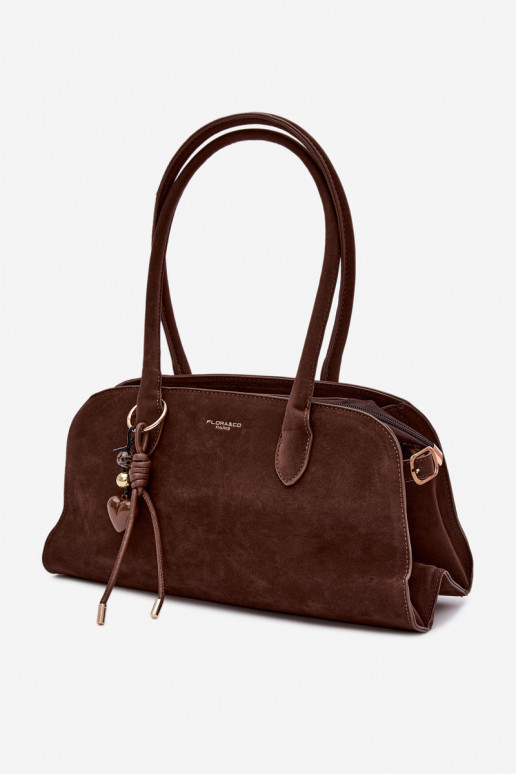 RankinėsuBrelokiem I su sagtimismi iš eko zomšosoĮa CzekoladoĮa Violette