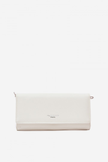 Piniginė Rankinė du viename su dirželiais dramblio kaulo spalvos Suzette