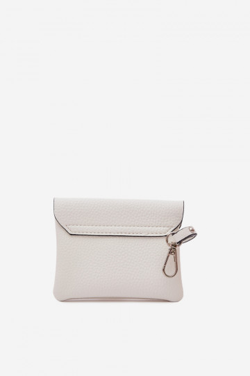 Portmonetka Moteriška iš eko odos dramblio kaulo spalvos Calienne 2