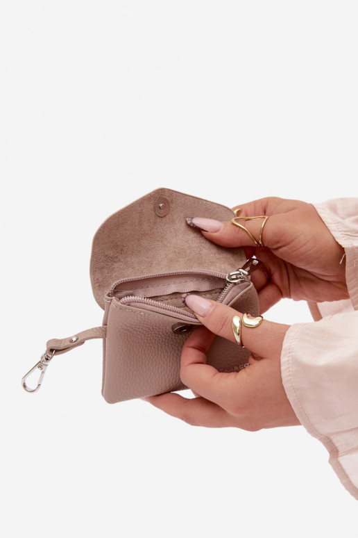 Portmonetka Moteriška iš eko odos dramblio kaulo spalvos Calienne