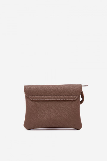 Portmonetka Moteriška iš eko odos Tamsussmėlio spalvos Calienne 2