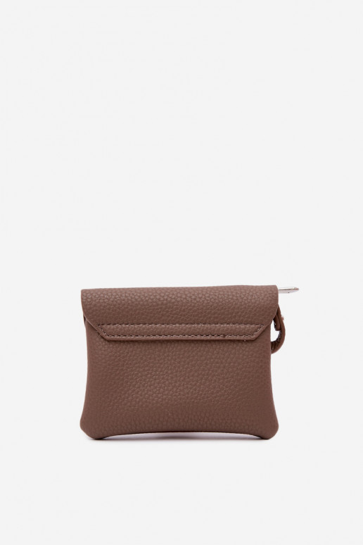 Portmonetka Moteriška iš eko odos Tamsussmėlio spalvos Calienne