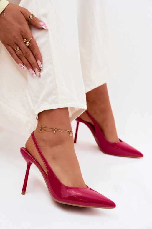 su lako efektu aukštakulniai bateliai basutėssuImitacji Skóry rožinės spalvos Calera