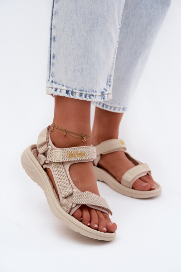 Moteriškos basutės Lee Cooper LCIN-26-34-4431L smėlio spalvos 2