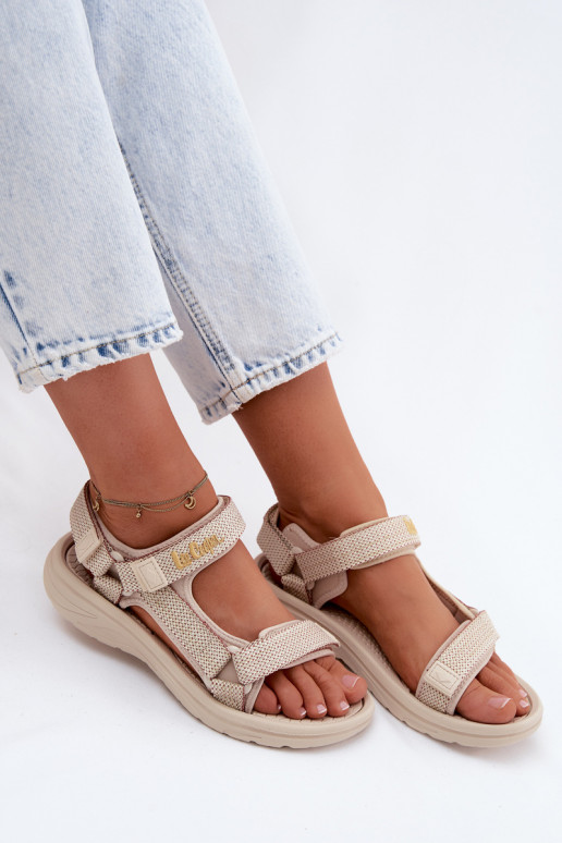 Moteriškos basutės Lee Cooper LCIN-26-34-4431L smėlio spalvos