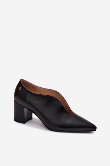 Oda batai Moteriškas su kulniukais Tai turiciejka K7469-01 juodos spalvos 2