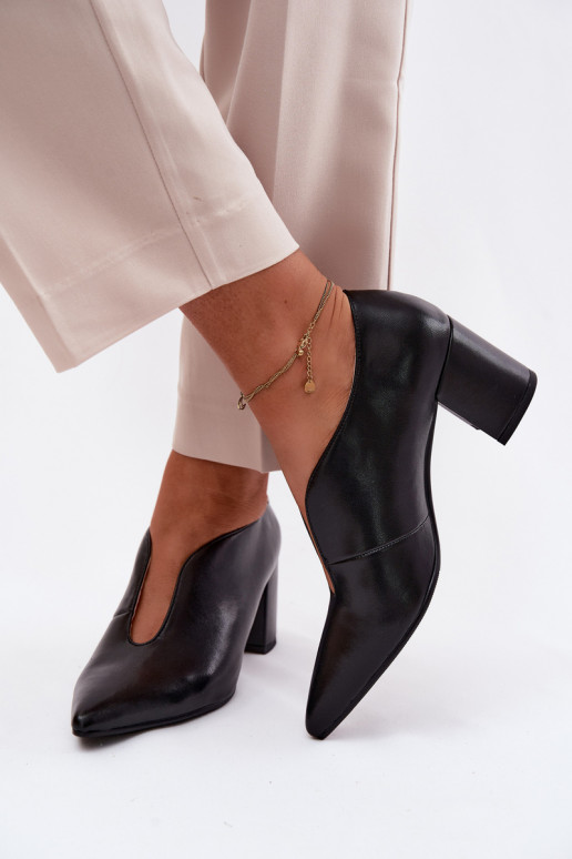 Oda batai Moteriškas su kulniukais Tai turiciejka K7469-01 juodos spalvos