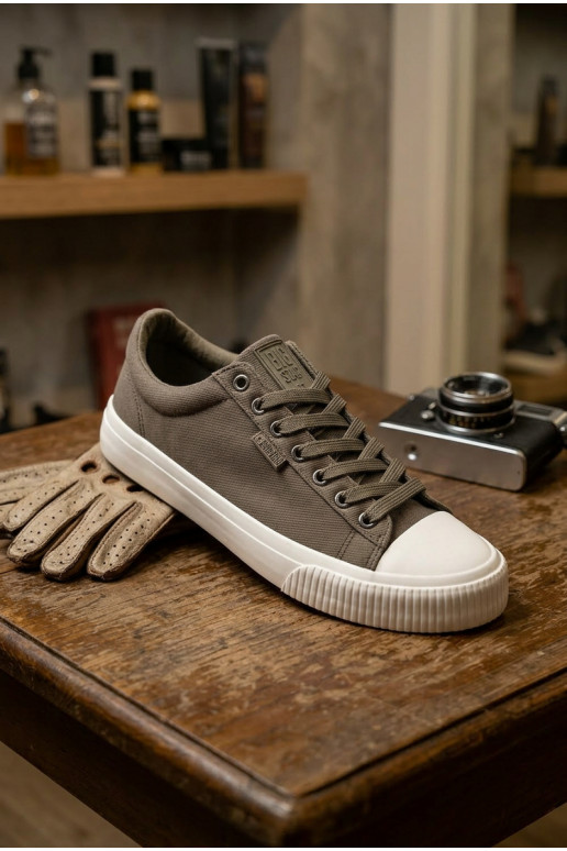 Vyrų žemi laisvalaikio batai pilkos spalvos