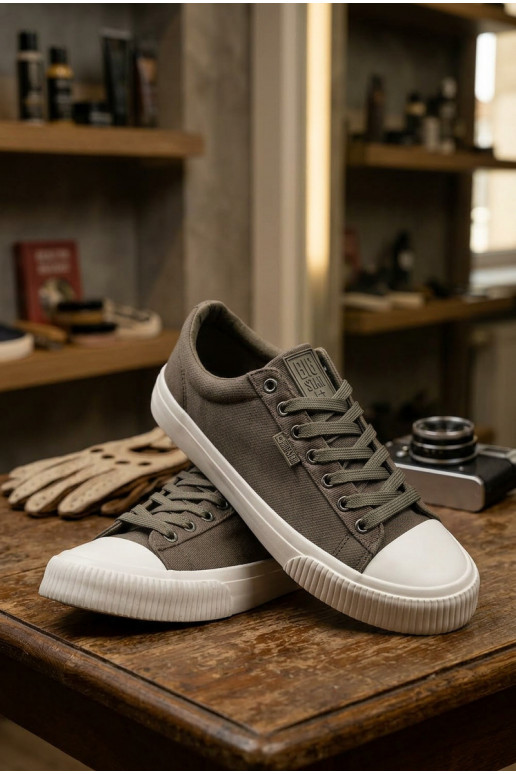 Vyrų žemi laisvalaikio batai pilkos spalvos