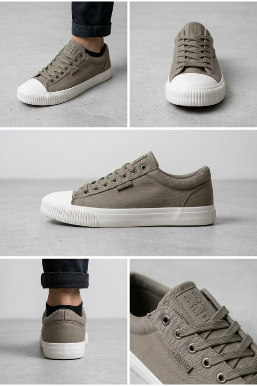 Vyrų žemi laisvalaikio batai pilkos spalvos