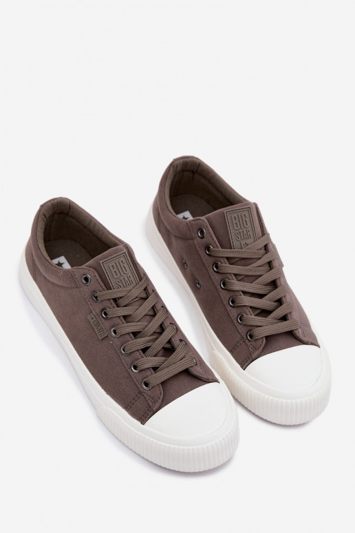 Vyrų žemi laisvalaikio batai pilkos spalvos