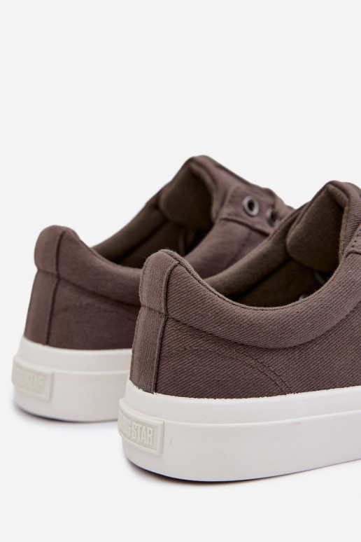 Vyrų žemi laisvalaikio batai pilkos spalvos