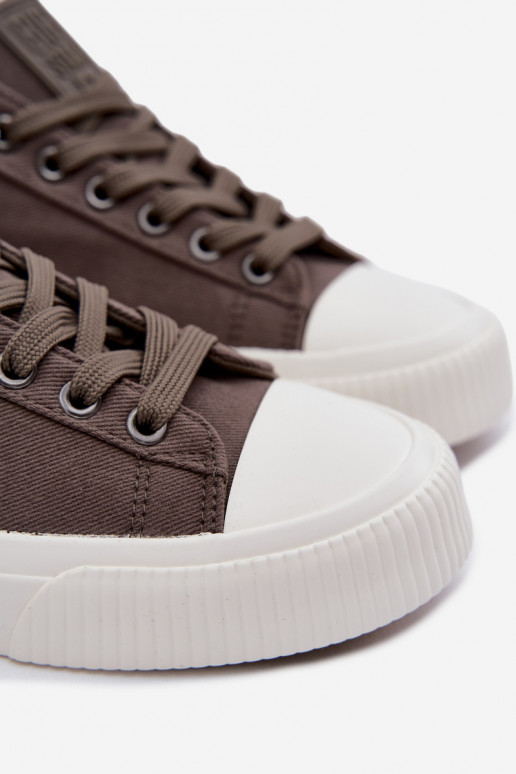 Vyrų žemi laisvalaikio batai pilkos spalvos