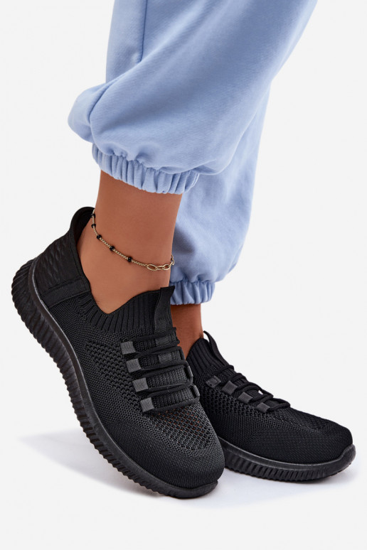  Įsispiriamo modelio sportiniai bateliai Moteriškas juodos spalvos Olive