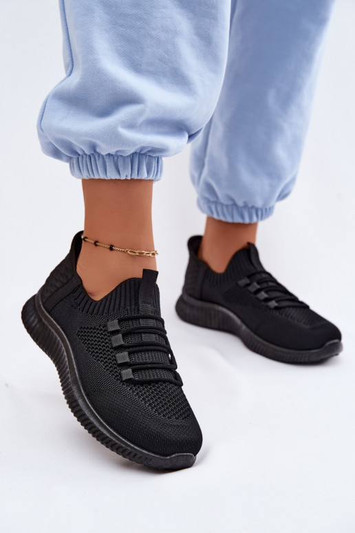  Įsispiriamo modelio sportiniai bateliai Moteriškas juodos spalvos Olive