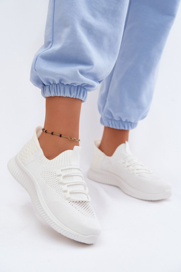  Įsispiriamo modelio sportiniai bateliai Moteriškas baltos spalvos Olive