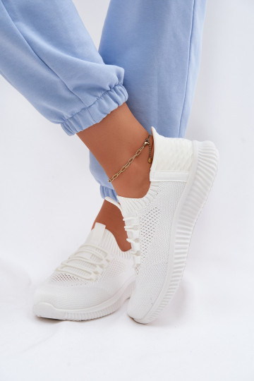  Įsispiriamo modelio sportiniai bateliai Moteriškas baltos spalvos Olive 2