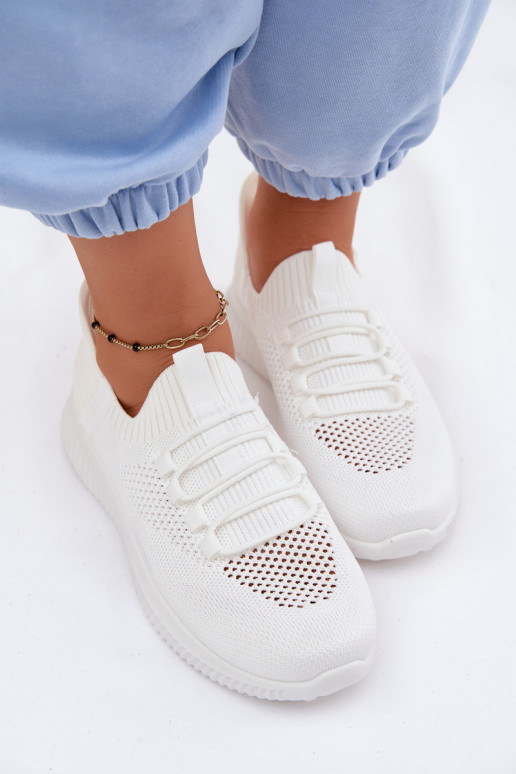  Įsispiriamo modelio sportiniai bateliai Moteriškas baltos spalvos Olive