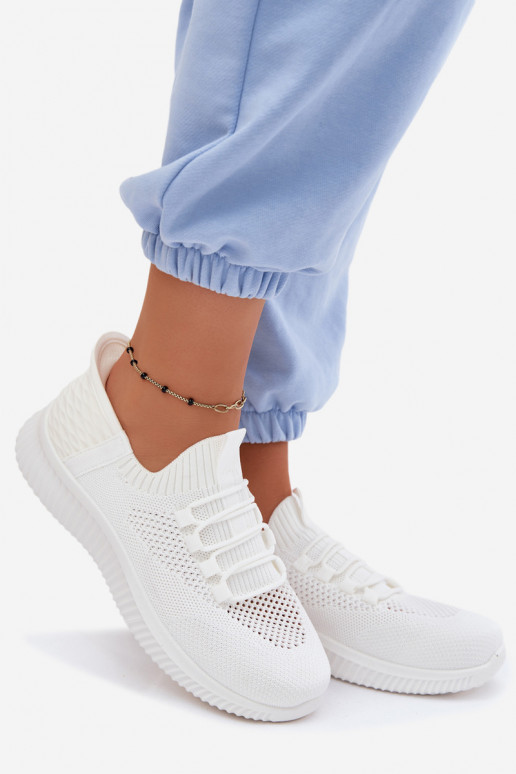  Įsispiriamo modelio sportiniai bateliai Moteriškas baltos spalvos Olive