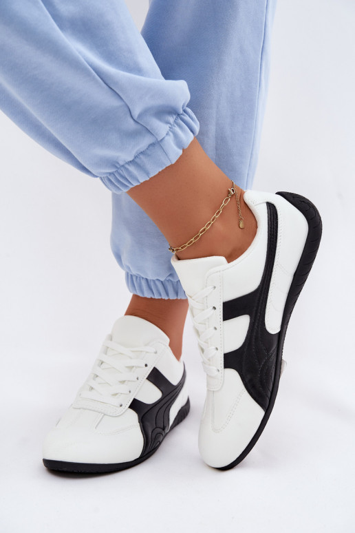 Sneakers modelio batai Moteriškas baltos spalvos Tai turiple