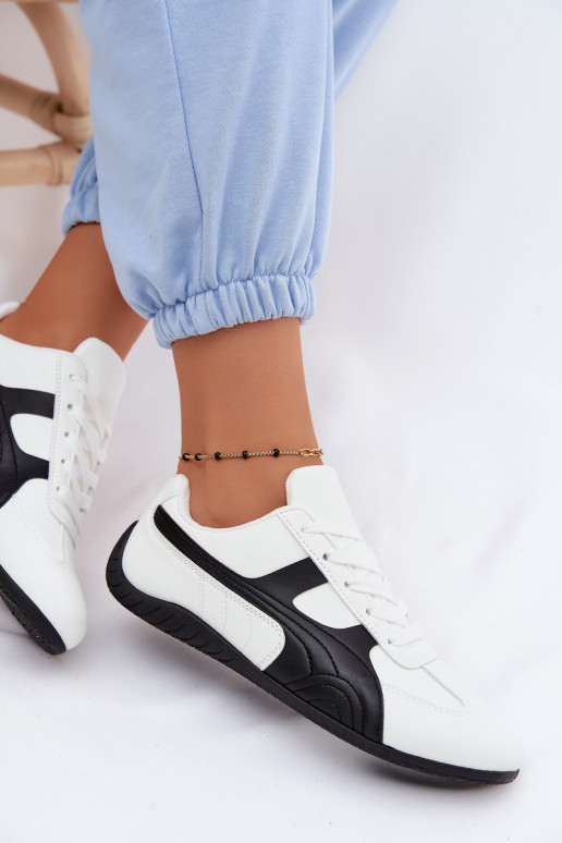 Sneaker modelio moteriški batai baltos spalvos Tai