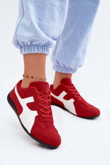Sneaker modelio moteriški batai raudonos spalvos Tai