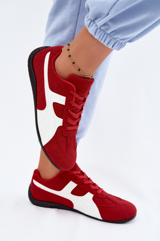 Sneaker modelio moteriški batai raudonos spalvos Tai