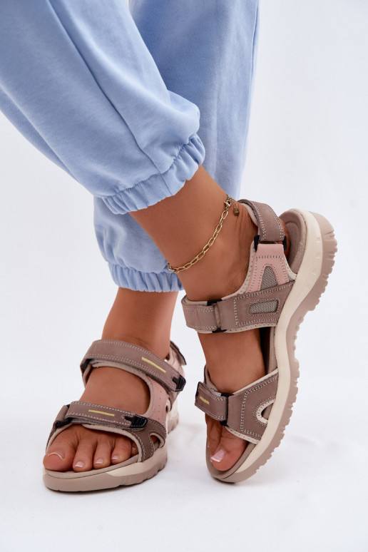 Moteriškos basutės Moteriškas IN SportoĮym Stylu McKeylor 95414 smėlio spalvos-rožinės spalvos