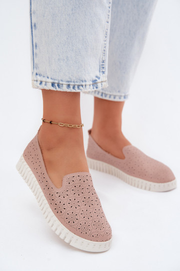 su aužūro elementais Įsispiriamo modelio batai Moteriškas rožinės spalvos Salty