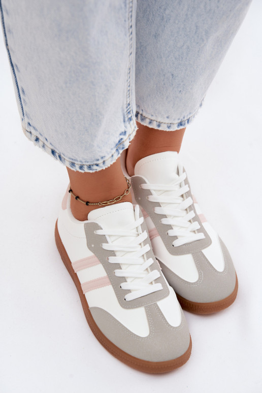 Sneakers modelio batai Moteriškas Baltos-rožinės spalvos Seabell