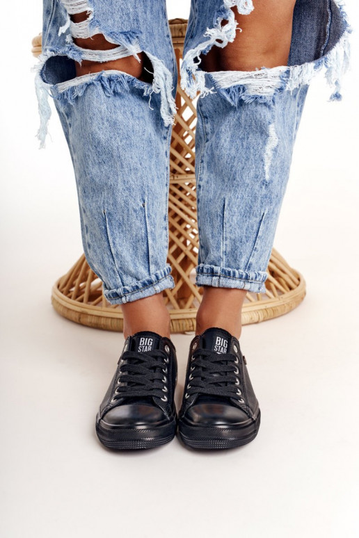 Moteriški odiniai sportbačiai Big Star juodos spalvos V274871