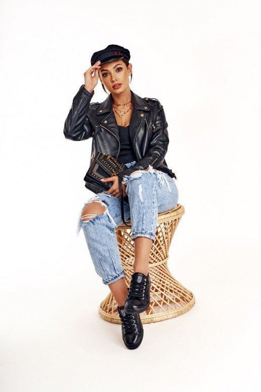 Moteriški odiniai sportbačiai Big Star juodos spalvos V274871