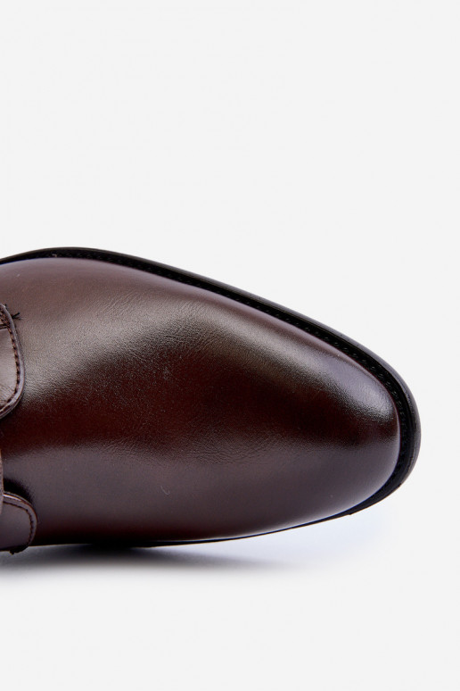 vyrams Elegantiško stiliaus batai rudos spalvos Jenavee