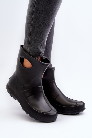 Guminiai batai Moteriškas INodoszczelne LEMIGO GARDEN 752 juodos spalvos