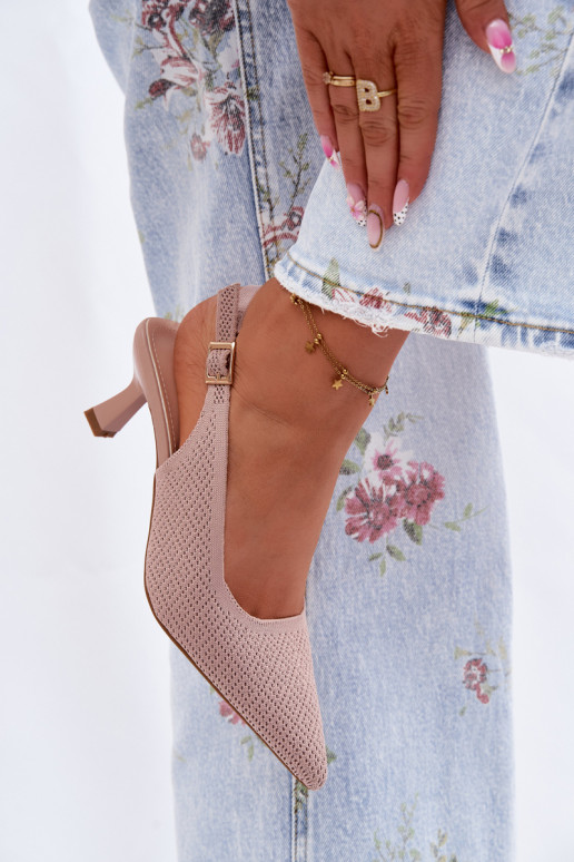  Aukštakulniai sandalai rožinės spalvos Delessa