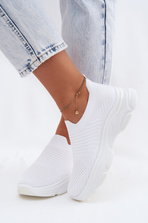  Įsispiriamo modelio sportiniai bateliai Moteriškas baltos spalvos Floraine