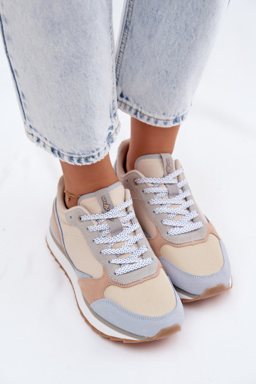 iš zomšos Sneakers modelio batai Moteriškas McArthur MA2512IN mėlynos spalvos