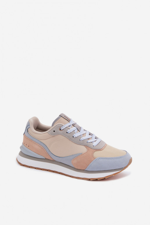 iš zomšos Sneakers modelio batai Moteriškas McArthur MA2512IN mėlynos spalvos