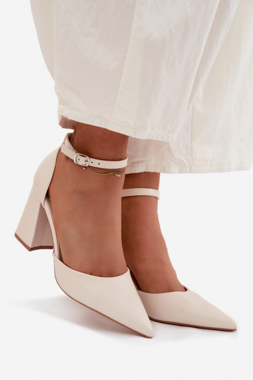 Bateliai su kulniukaissuImitacji Skóry dramblio kaulo spalvos Selvra