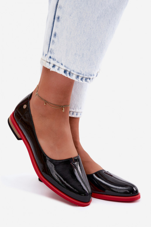 Oda Lakuotos balerinos Tai turiciejka K7463-01 juodos spalvos