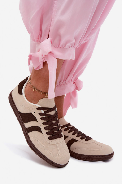 Sneakers modelio batai Moteriškas smėlio spalvos Lurea